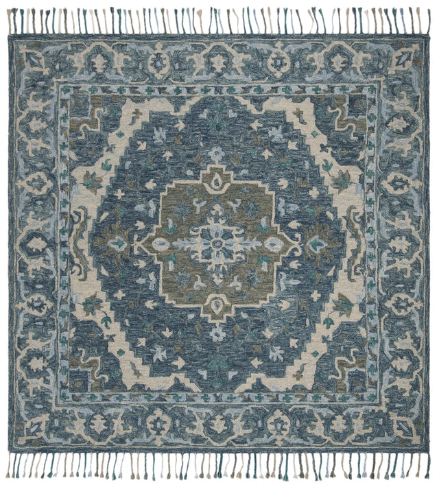 Safavieh Aspen 7'-0" x 7'-0" Rug in Dark Blue / Grey