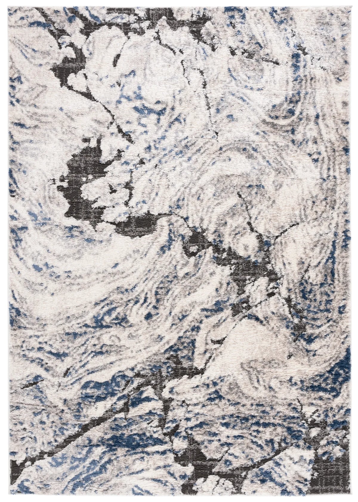 Safavieh Petra 4'-0" x 6'-0" Rug in Ivory / Blue