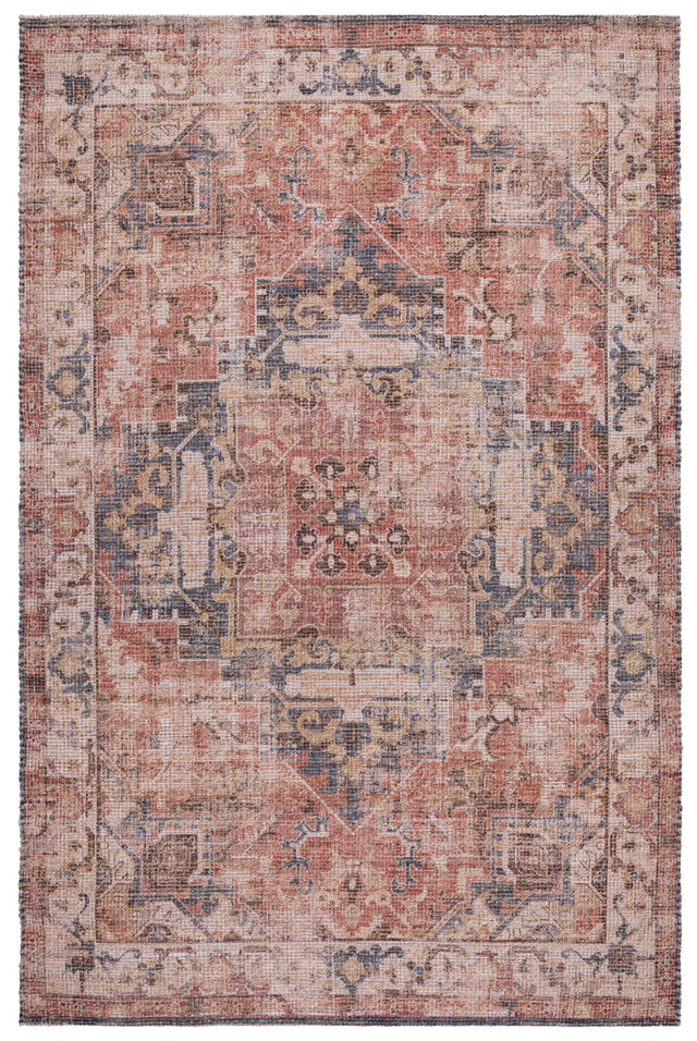 Safavieh Saffron 4'-0" x 6'-0" Rug in Natural / Pink