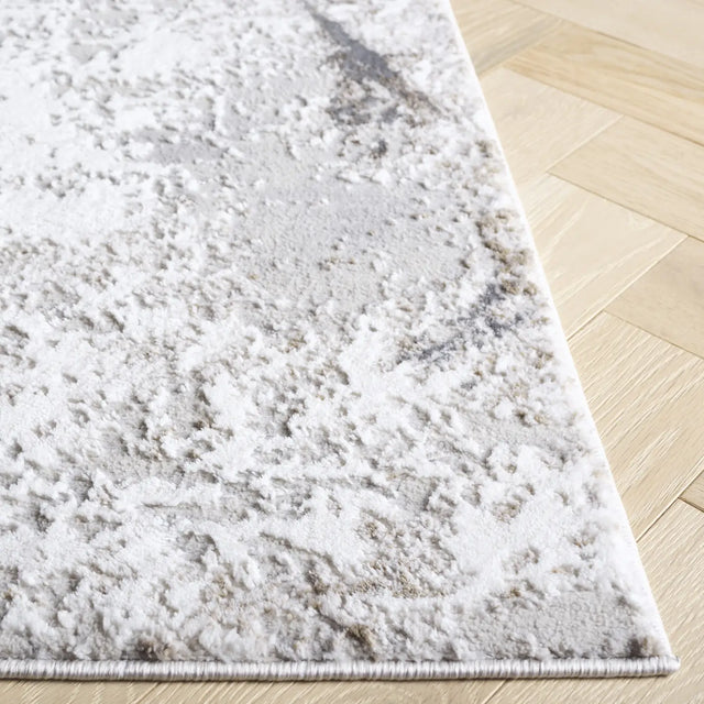 Safavieh Slate 700 4'-0" x 6'-0" Rug in Grey / Ivory Brown