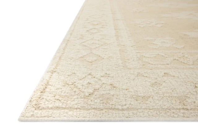 Loloi Alara ALR-01 Traditional Hand Woven Ivory, Natural Rug - rug corner