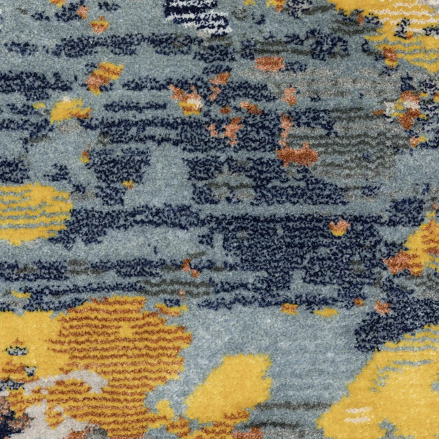 Oriental Weavers Sphinx Caravan 530V8 Yellow/ Blue Rugs - room scene 2