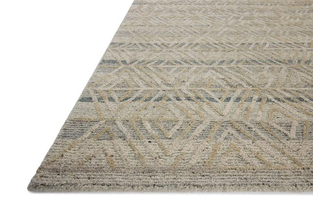 Loloi Elias Ela-04 Fog/Natural Rug - rug corner