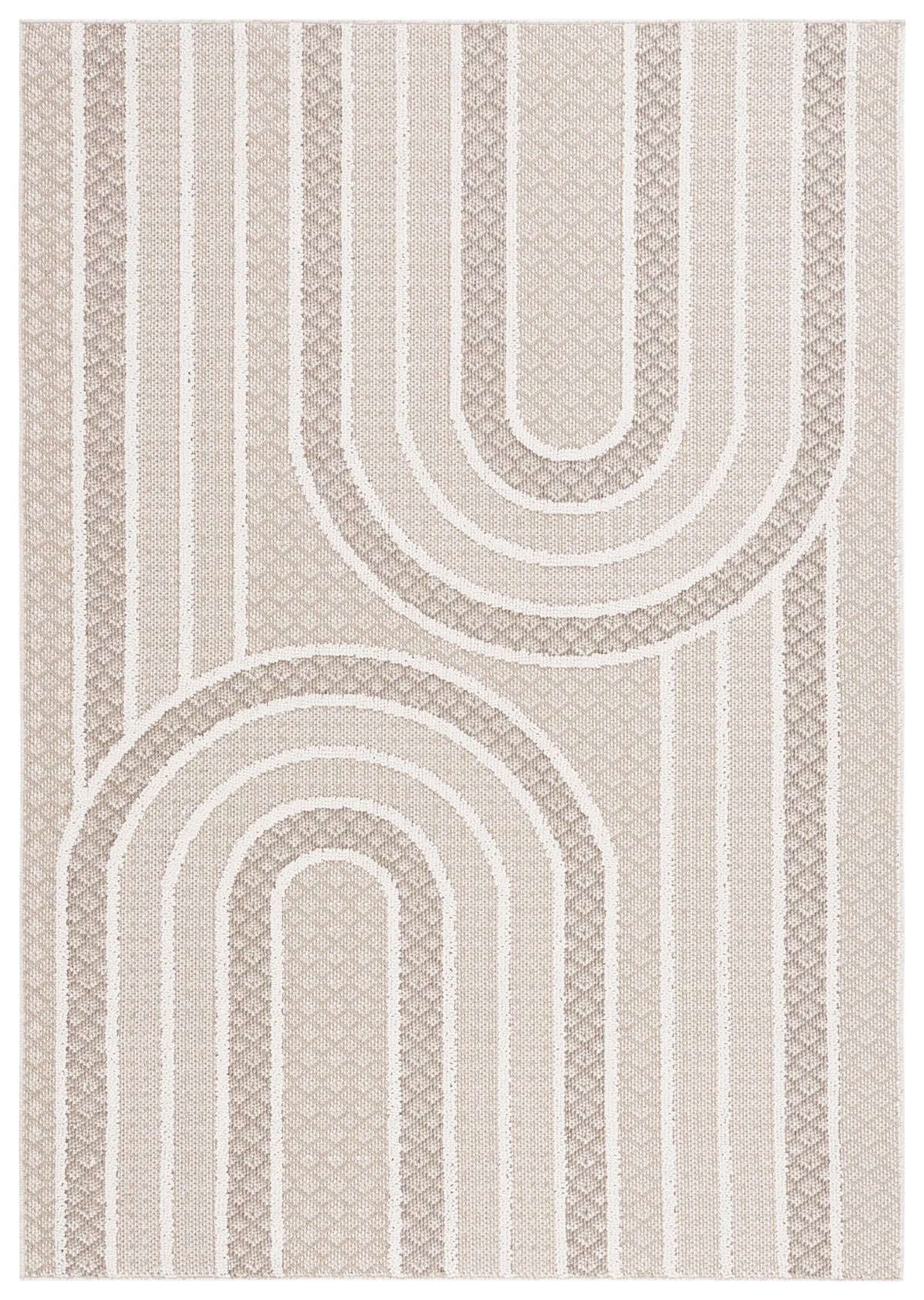 Safavieh Global 4'-0" x 6'-0" Rug in Beige / Ivory