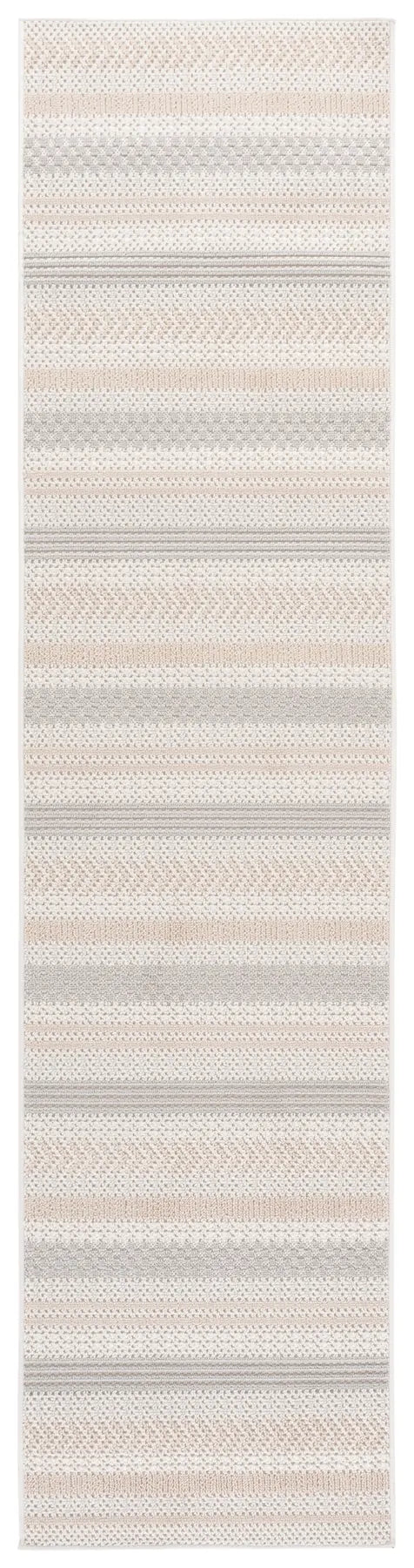 Safavieh Veranda 2'-2" x 9'-0" Rug in Ivory / Beige Grey