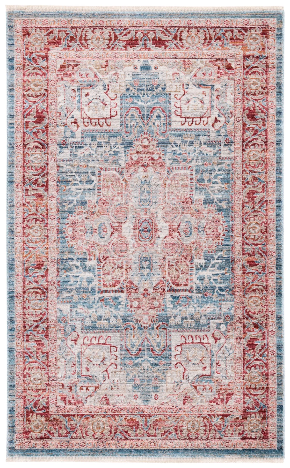 Safavieh Kenitra 600 3'-0" x 5'-0" Rug in Blue / Red