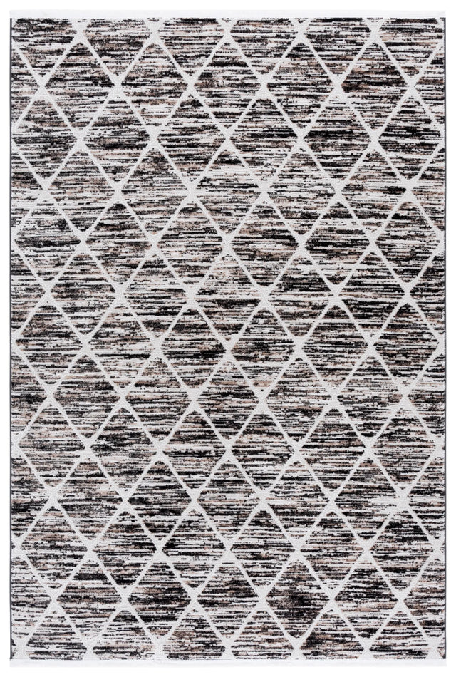 Safavieh Mila 4'-0" x 6'-0" Rug in Ivory / Black