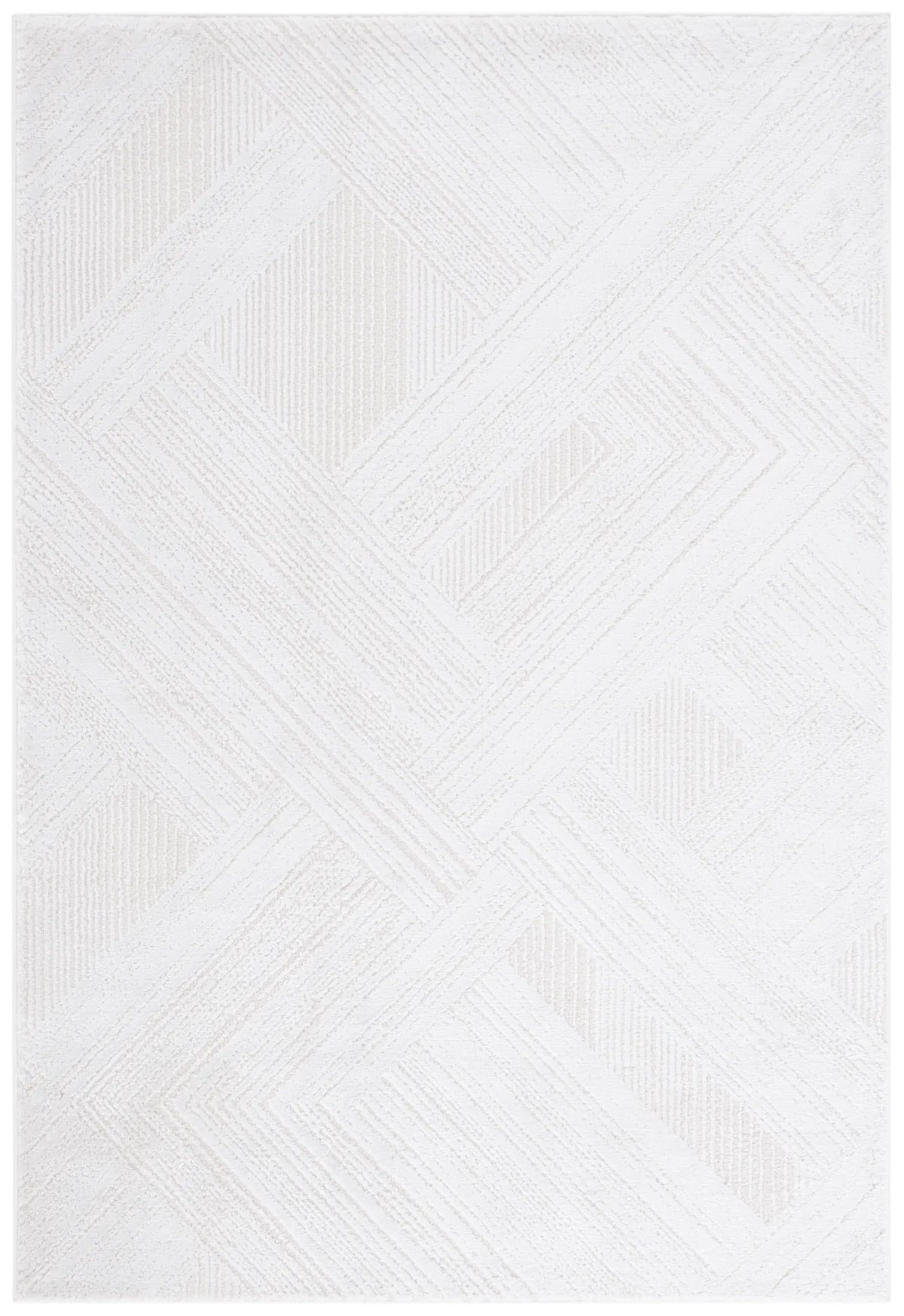 Safavieh Kingston 4'-0" x 6'-0" Rug in Ivory / Light Grey