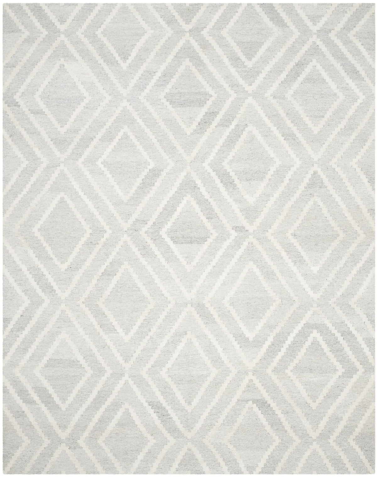 Safavieh Kilim 8'-0" x 10'-0" Rug in Silver / Ivory