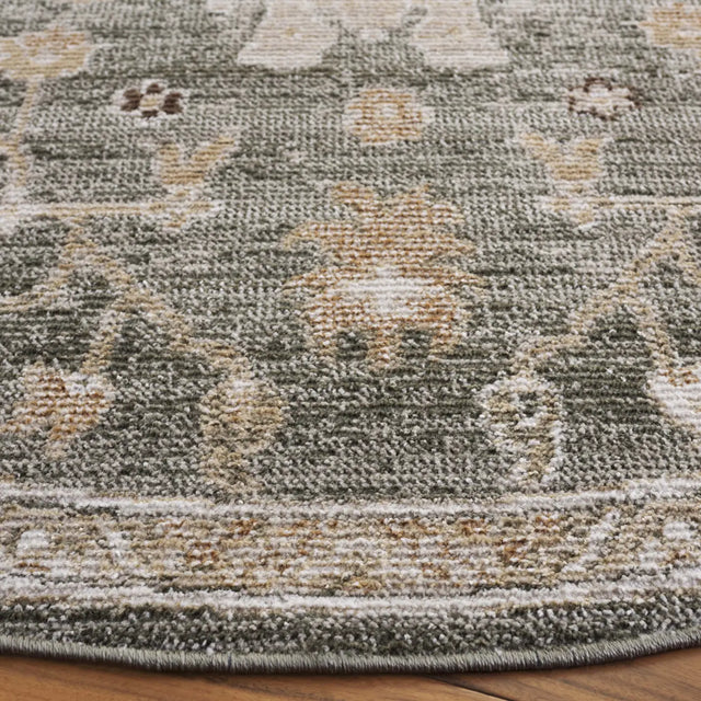 Safavieh Hazel 500 6'-0" x 6'-0" Rug in Green / Beige
