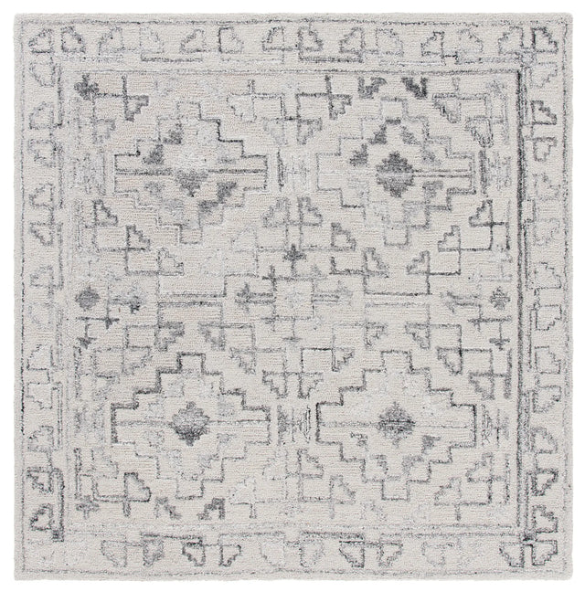 Safavieh Abstract 6'-0" x 6'-0" Rug in Taupe / Black