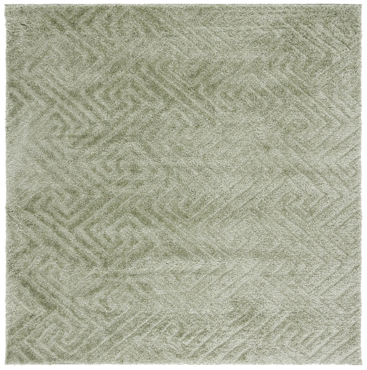 Safavieh Tahoe Shag 6'-7" x 6'-7" Rug in Sage