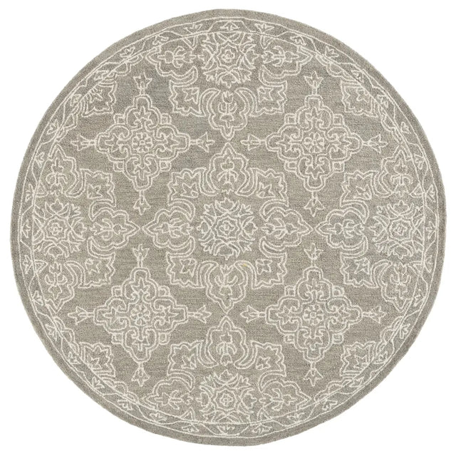 Safavieh Martha Stewart 6'-0" x 6'-0" Rug in Light Grey / Ivory