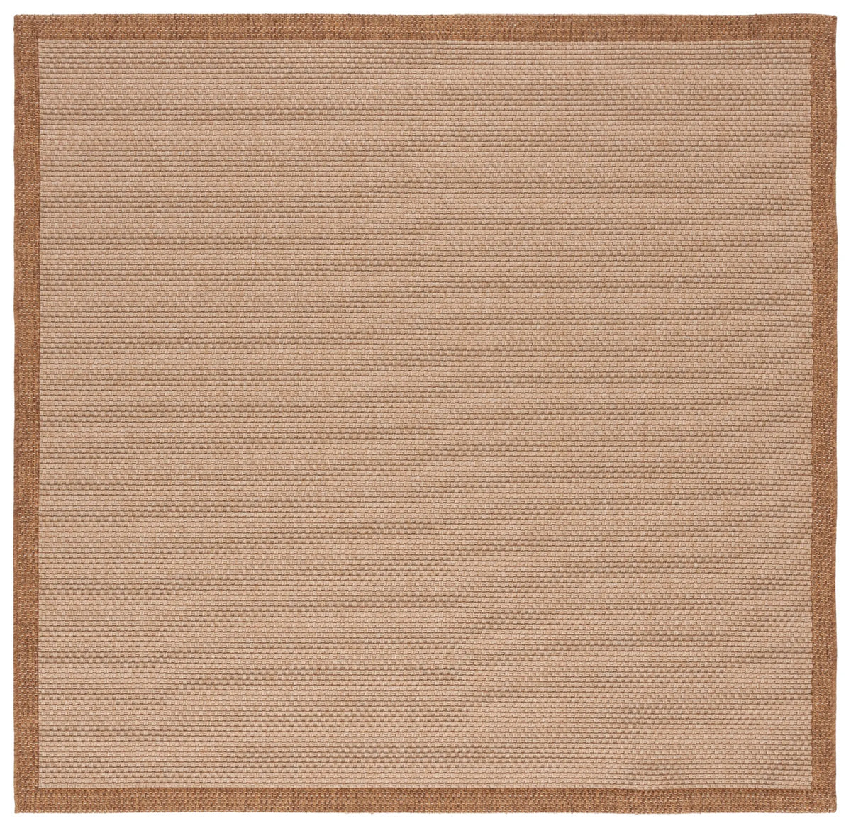 Safavieh Sisal All-Weather 6'-7" x 6'-7" Rug in Natural / Brown