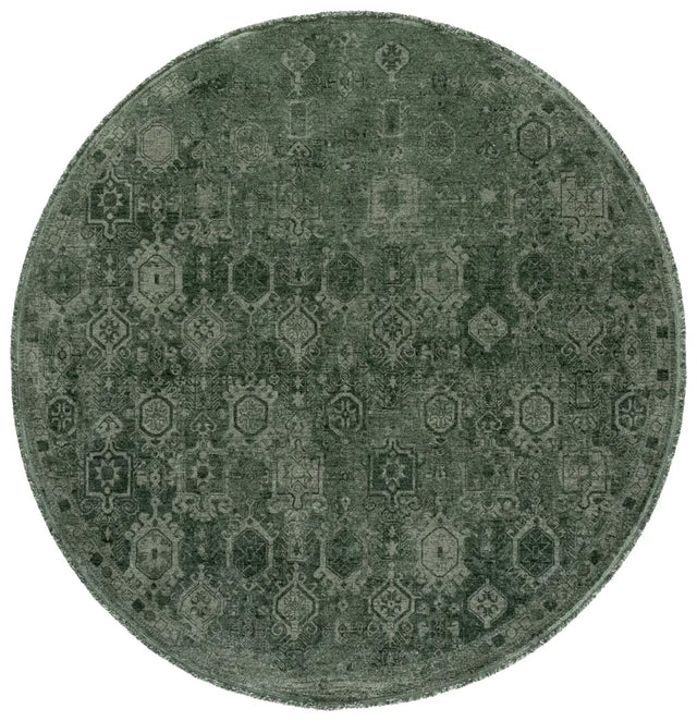 Safavieh Vintage Overdye 6'-7" x 6'-7" Rug in Green