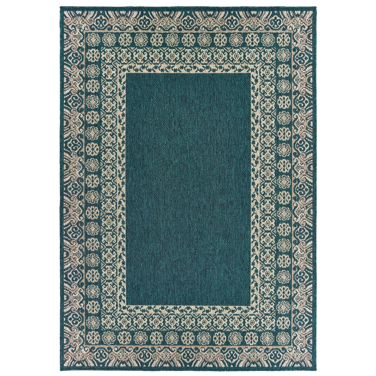Oriental Weavers Sphinx Latitude 1503B Blue / Grey Rugs - main flat
