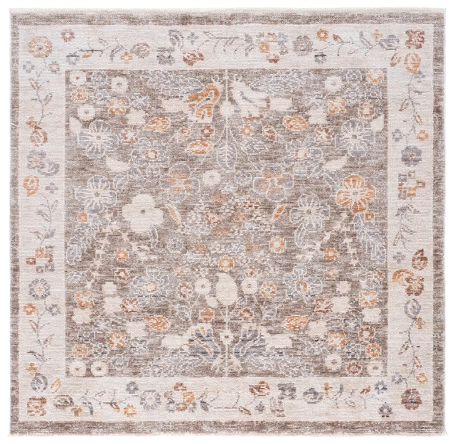 Safavieh Martha Stewart Adeline 6'-3" x 6'-3" Rug in Grey / Ivory
