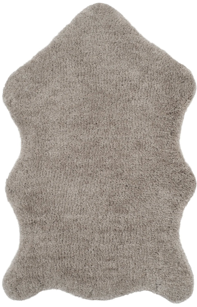 Safavieh Sheep Shag 2'-6" x 4'-0" Rug in Silver