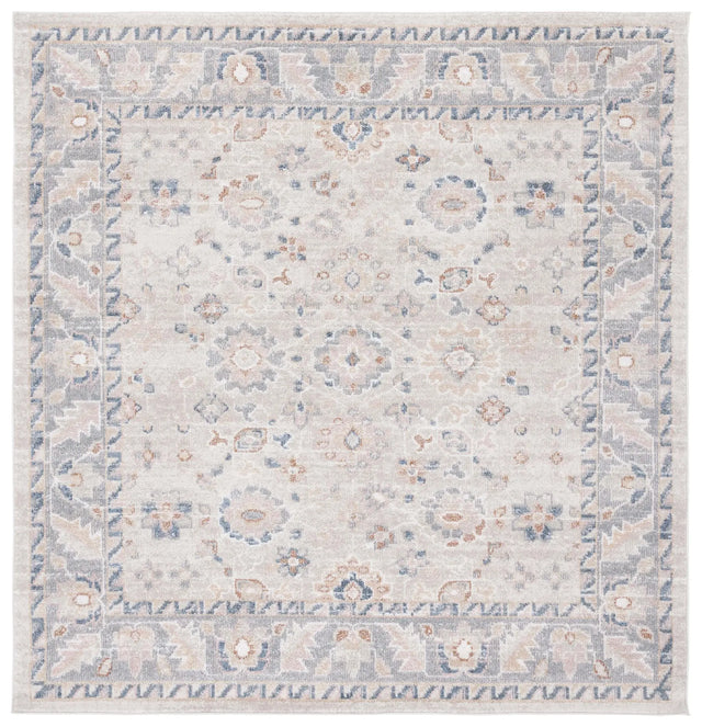 Safavieh Blair Washable 6'-7" x 6'-7" Rug in Beige / Grey
