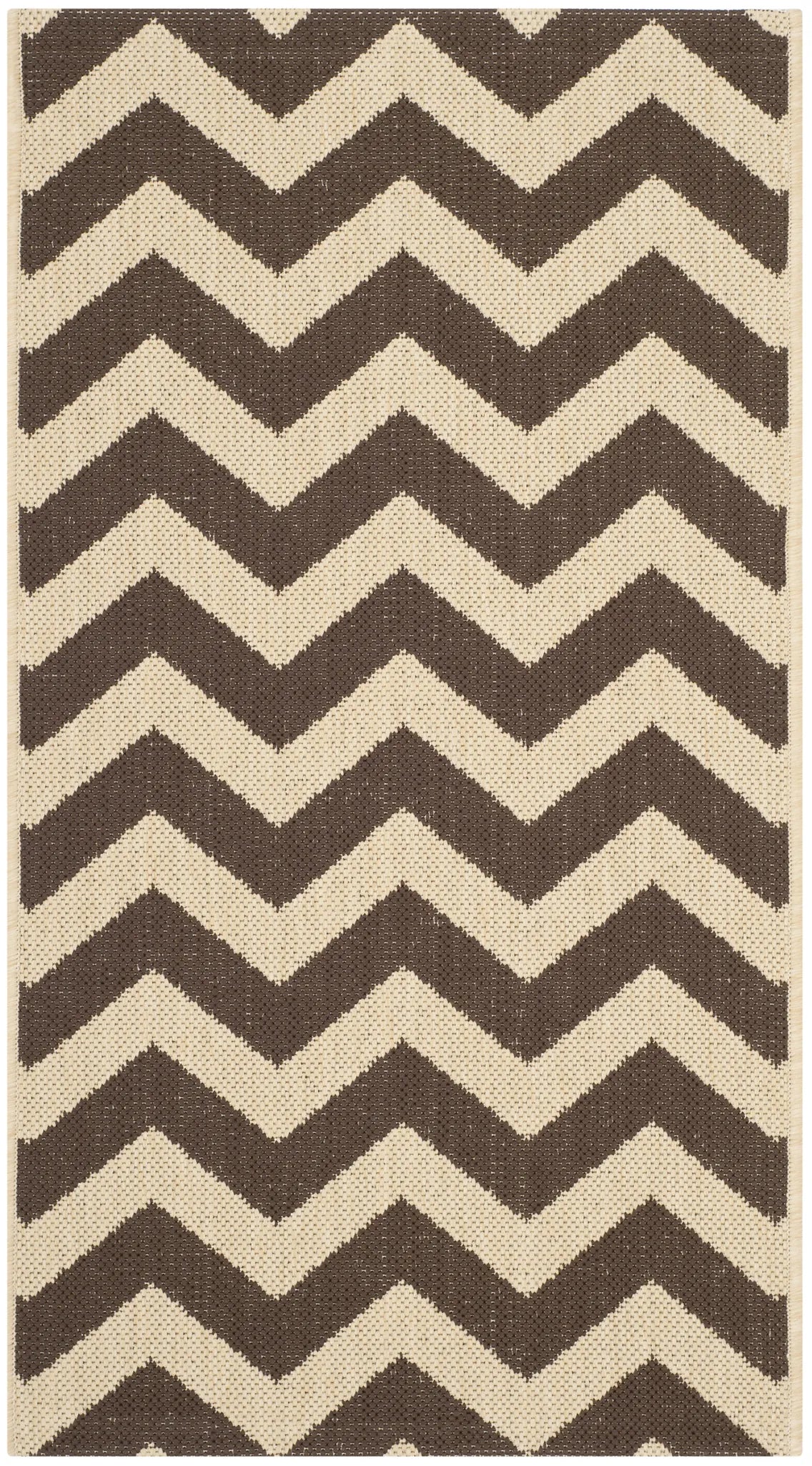 Safavieh Courtyard 2'-0" x 3'-7" Rug in Dark Brown