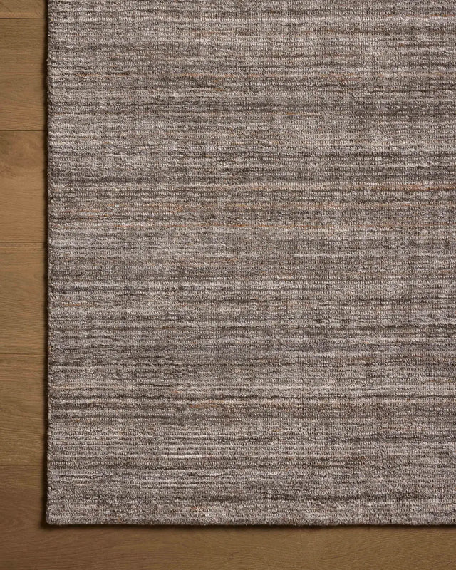 Loloi Thorne THT-01 Stone Rug - corner on wood