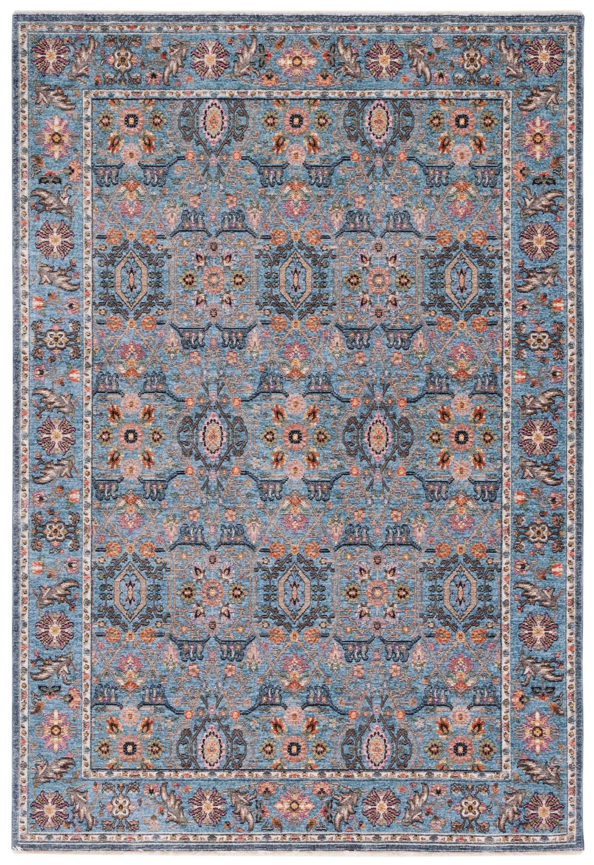 Safavieh Crimson 5'-0" x 7'-0" Rug in Blue / Black