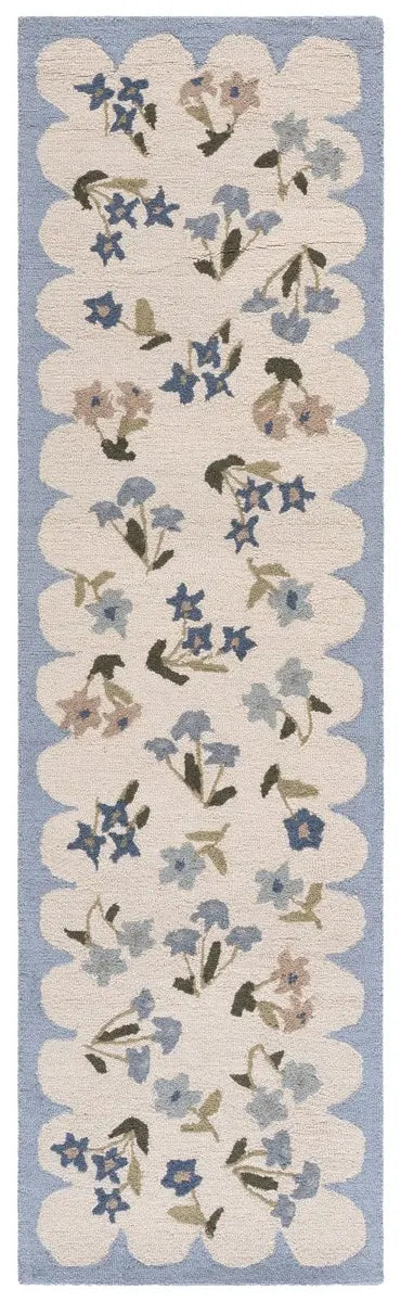 Safavieh Martha Stewart 2'-3" x 8'-0" Rug in Ivory / Light Blue