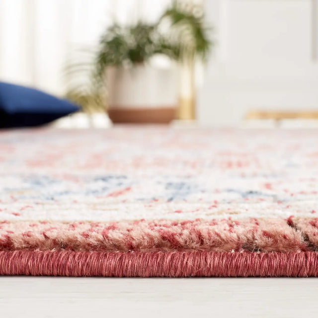 Safavieh Rosewood 4'-0" x 6'-0" Rug in Blue / Red