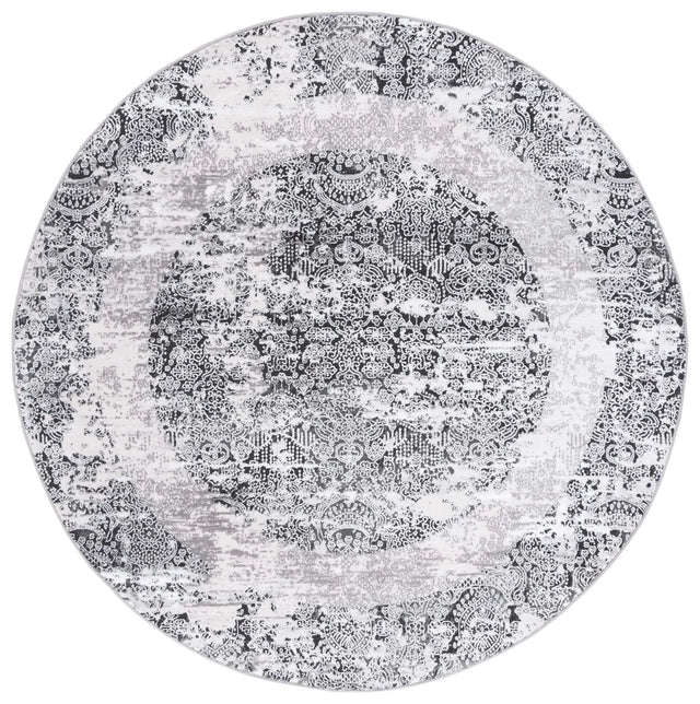 Safavieh Amelia 6'-7" x 6'-7" Rug in Grey / Charcoal