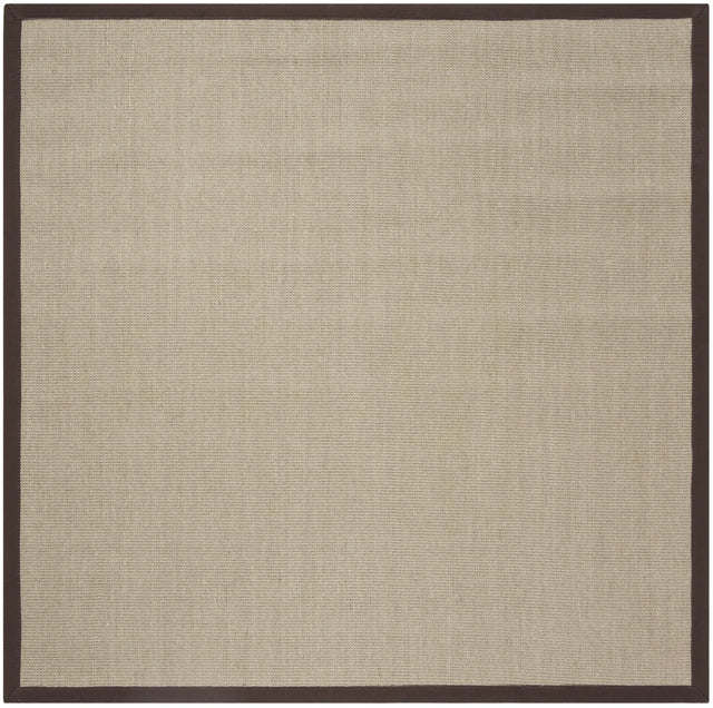Safavieh Natural Fiber 6'-0" x 6'-0" Rug in Sage / Brown