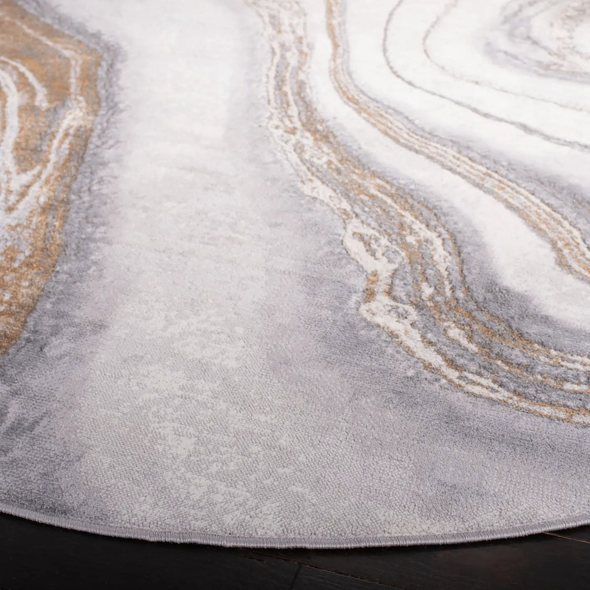 Safavieh Orchard 10'-0" x 10'-0" Rug in Grey / Gold