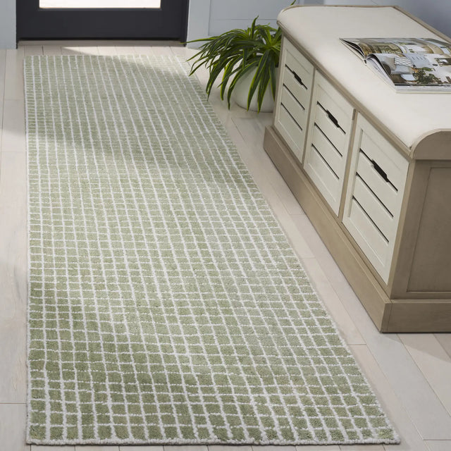 Safavieh Genre 2'-3" x 8'-0" Rug in Green / Ivory
