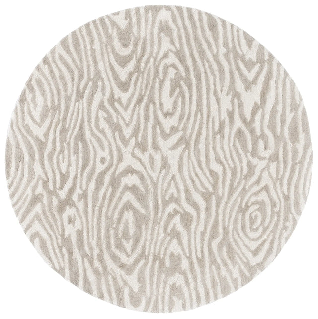 Safavieh Ebony 6'-0" x 6'-0" Rug in Grey / Ivory