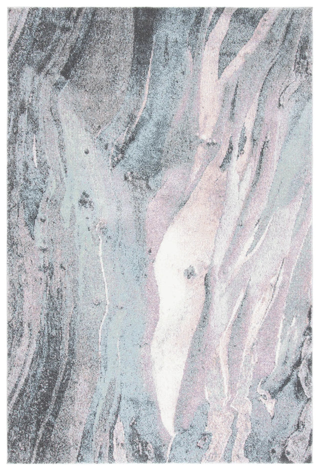 Safavieh Glacier 4'-0" x 6'-0" Rug in Pink / Blue