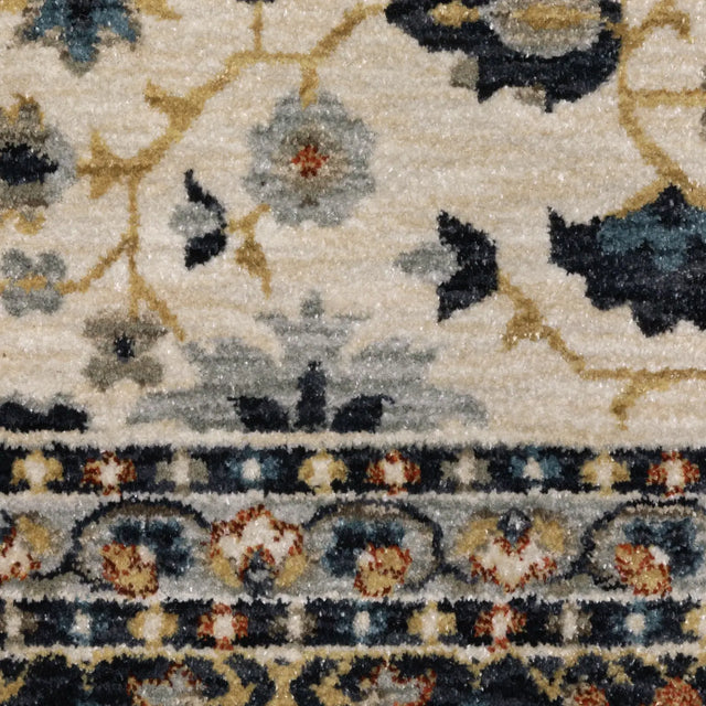 Oriental Weavers Sphinx ELIANA ELI02 Beige Floral Rugs - room scene 2