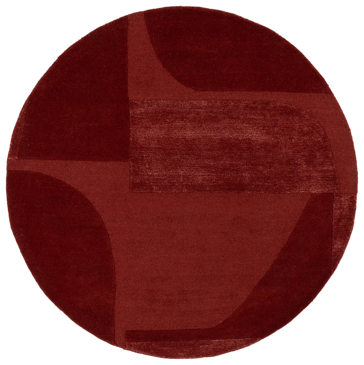 Safavieh Fifth Avenue 6'-0" x 6'-0" Rug in Rust