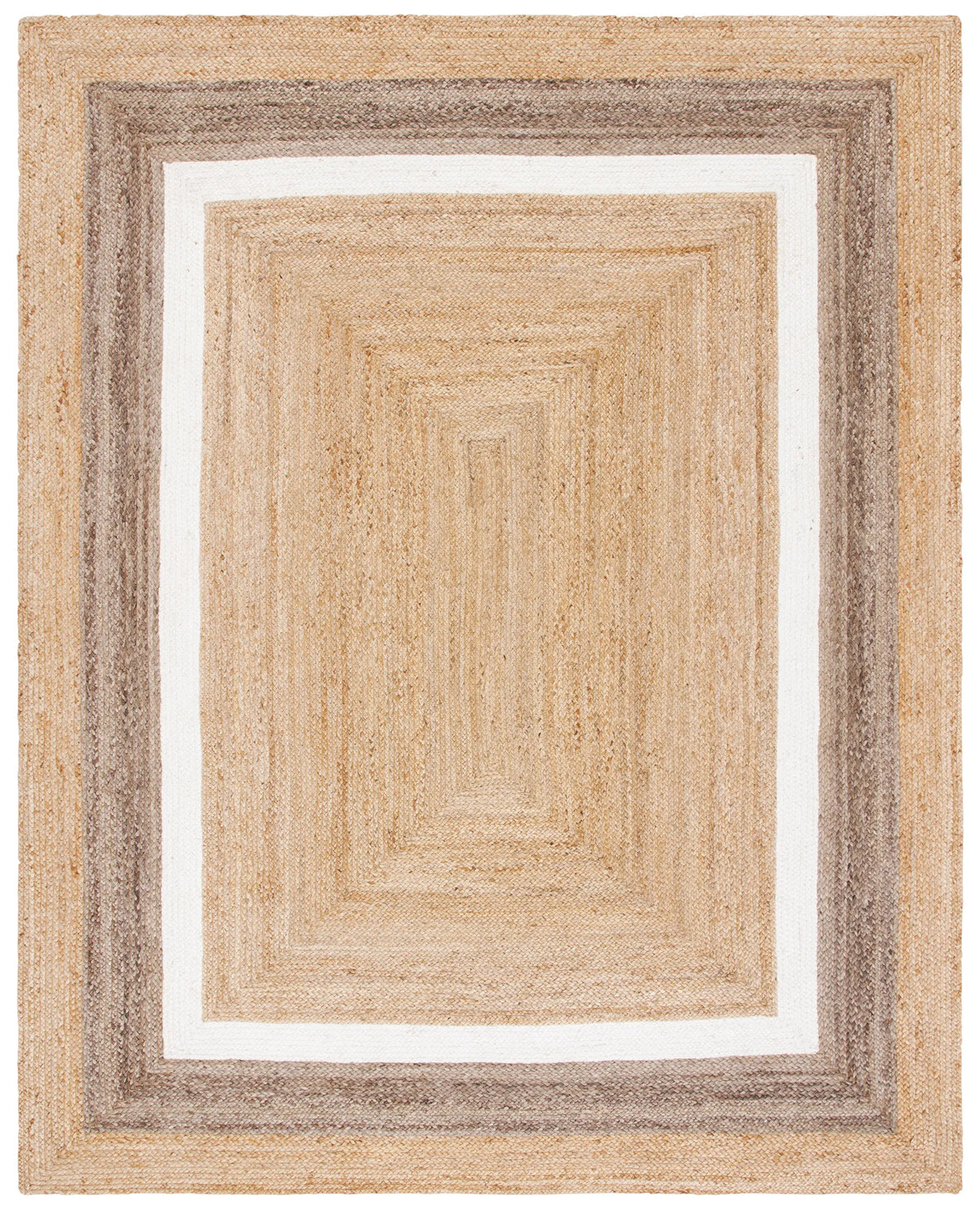 Safavieh Natural Fiber 10'-0" x 14'-0" Rug in Natural / Grey/Ivory