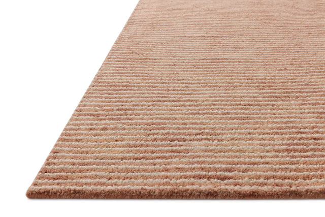 Loloi Sunday SUN-01 Terracotta / Ivory Hand Tufted Rug - rug corner