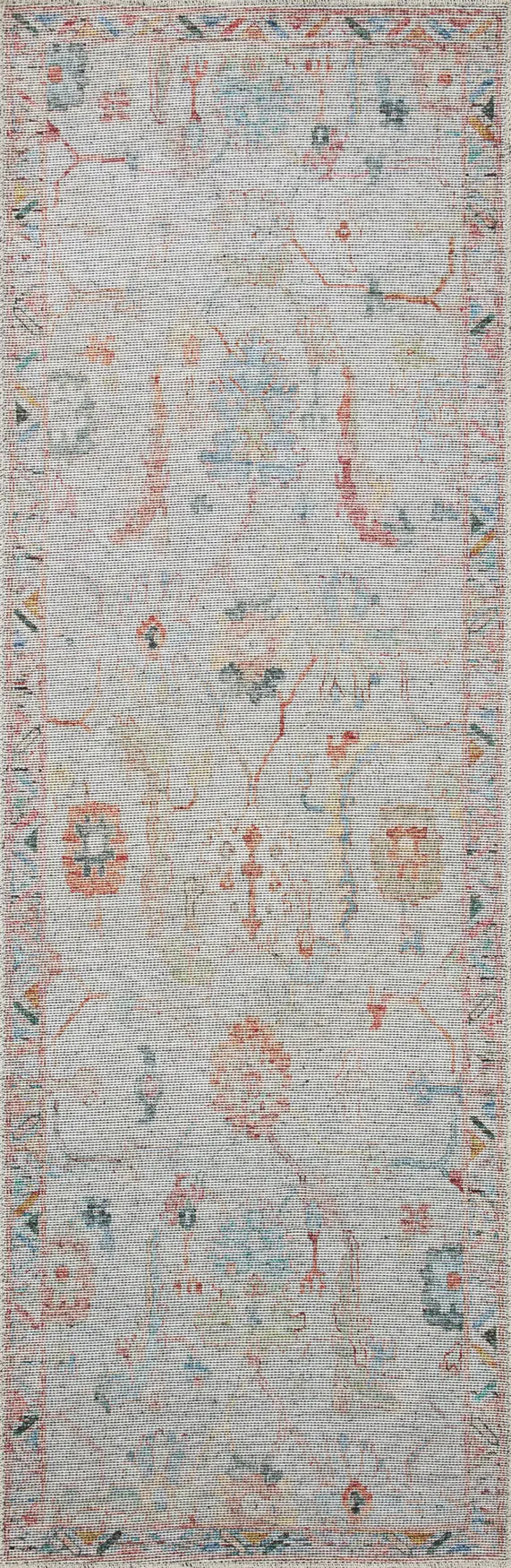 Loloi Elysium Ely-01 Pebble/Multi Rug - runner flat