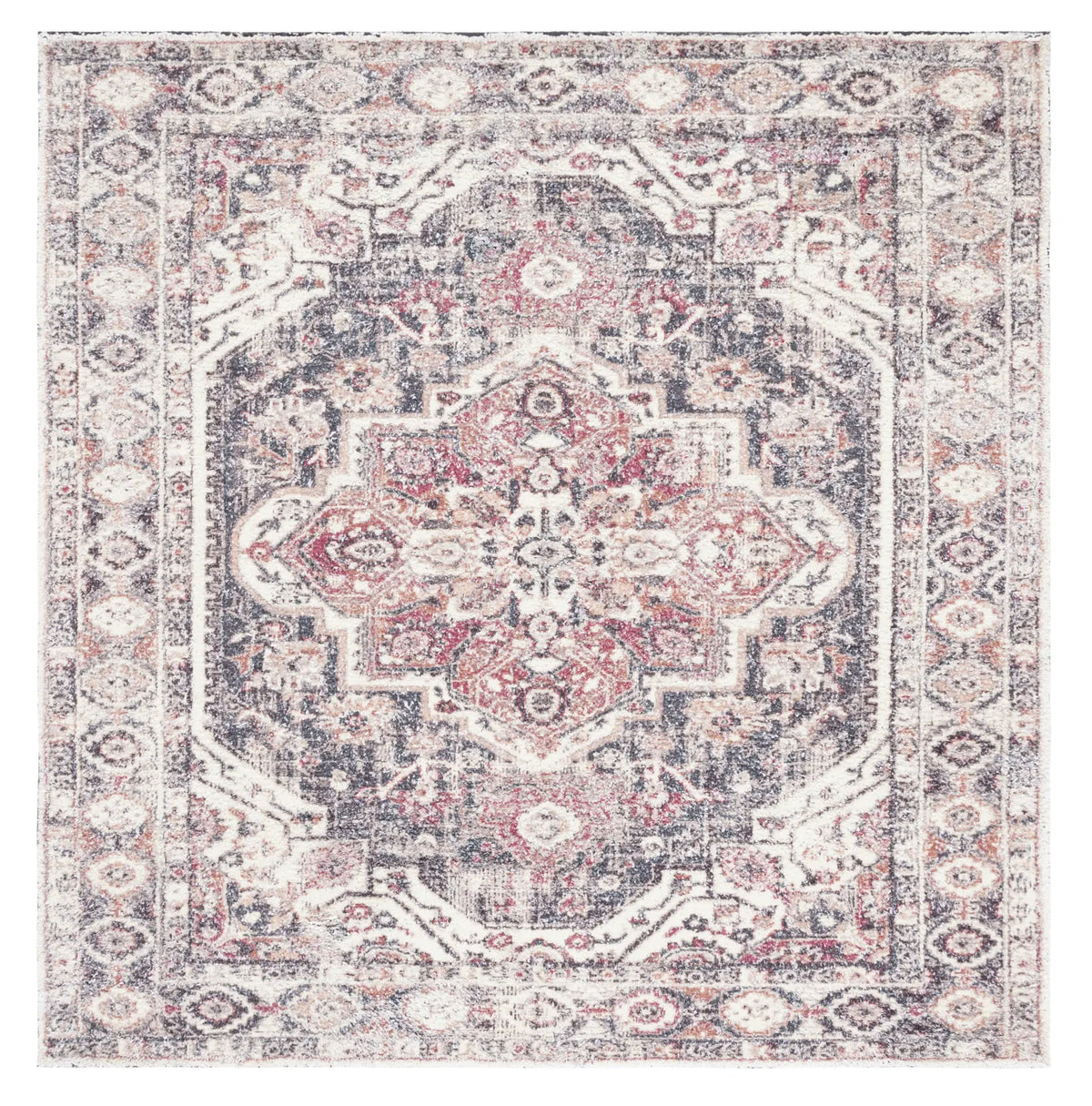 Safavieh Classic Vintage 6'-0" x 6'-0" Rug in Red / Blue