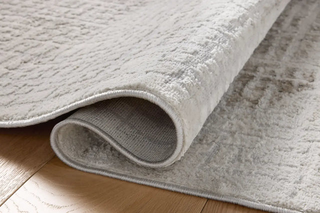 Loloi Hollis HOL-03 Ivory / Stone Rug - pile height
