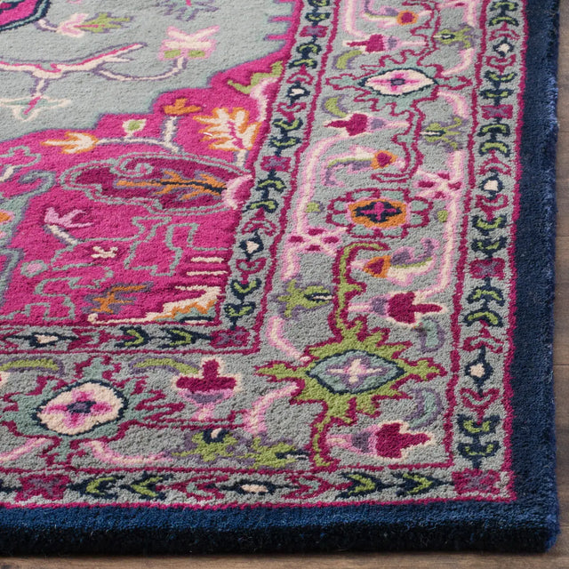 Safavieh Bellagio 5'-0" x 8'-0" Rug in Grey / Pink