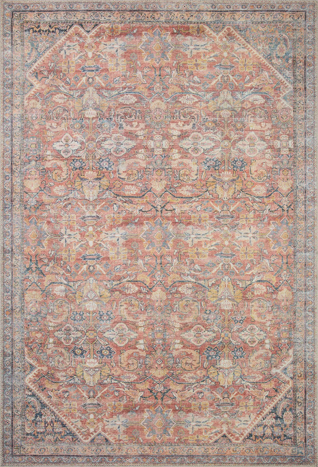 Loloi Adrian Adr-02 Rust/Denim Rug - main flat