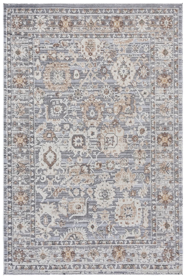 Safavieh Miranda 4'-0" x 6'-0" Rug in Grey / Ivory Beige