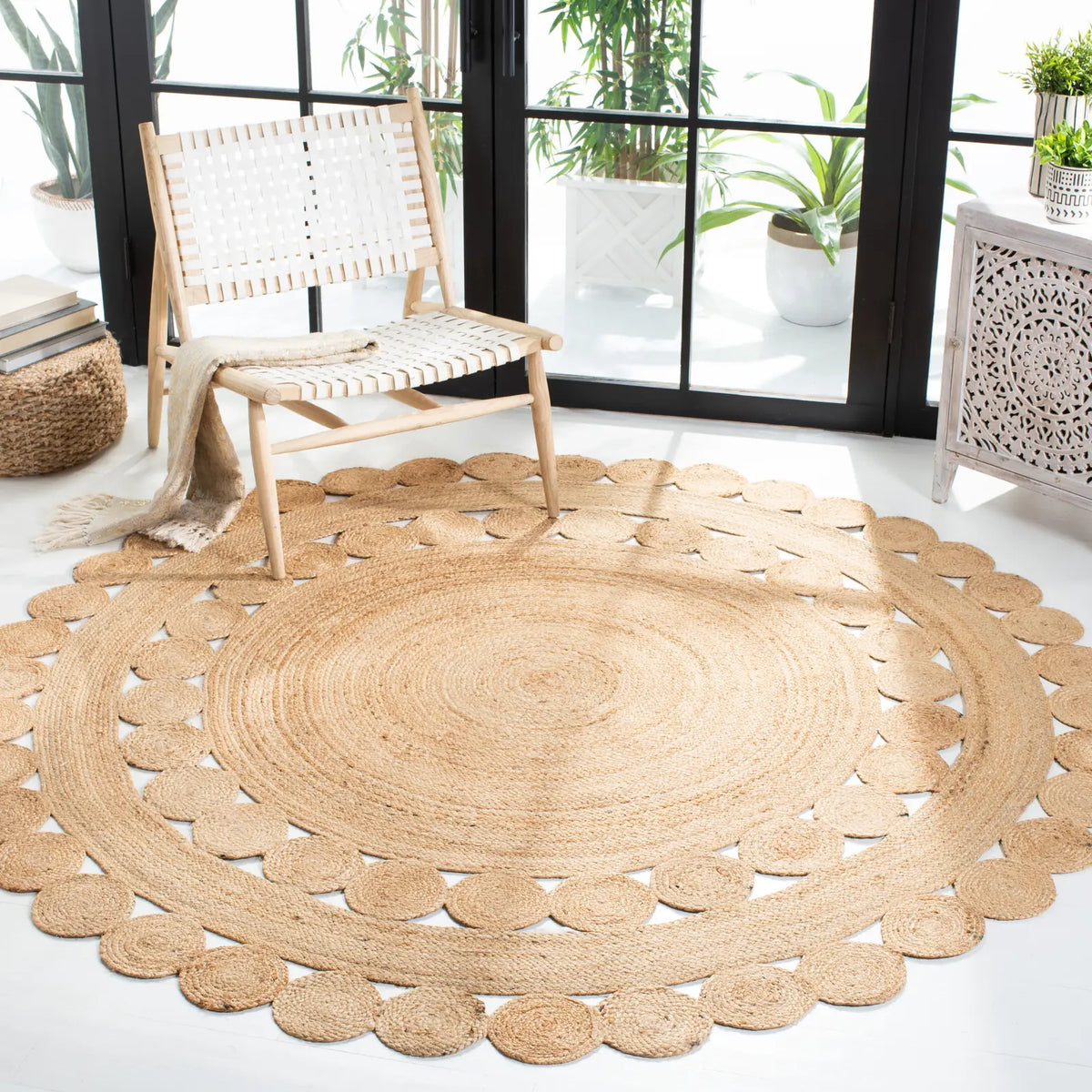 Safavieh Natural Fiber 10'-0" x 10'-0" Rug in Natural