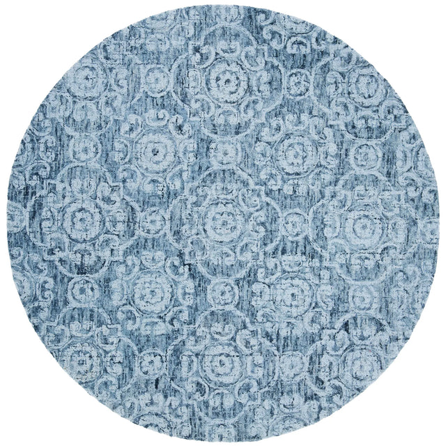 Safavieh Abstract 6'-0" x 6'-0" Rug in Blue