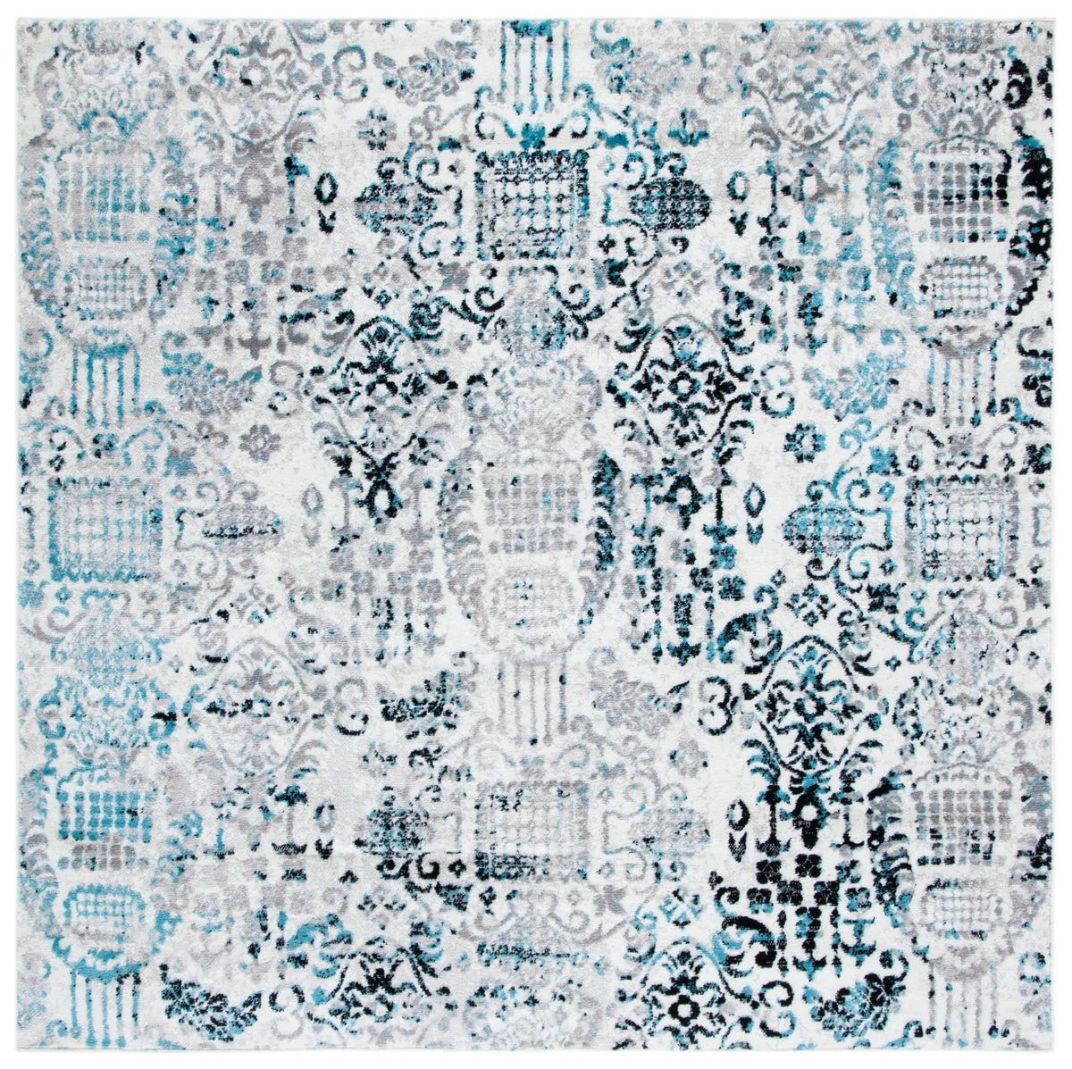 Safavieh Skyler 6'-7" x 6'-7" Rug in Grey / Blue