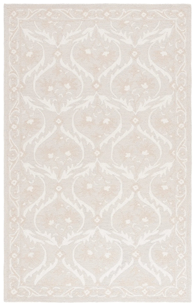 Safavieh Blossom 4'-0" x 6'-0" Rug in Silver / Ivory