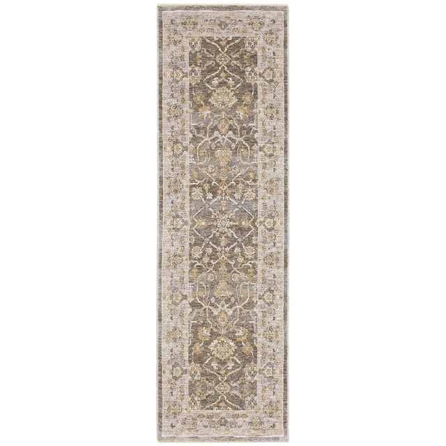 Oriental Weavers Sphinx Maharaja 040M1 Grey/Gold Rugs - runner