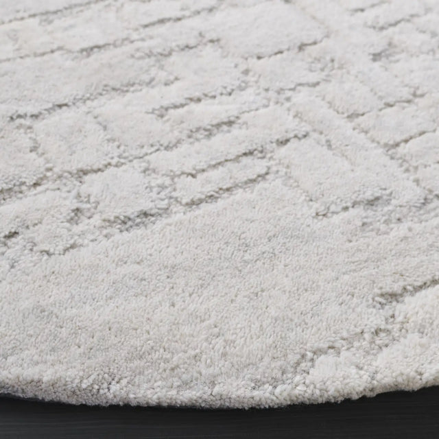 Safavieh Harvest 6'-0" x 6'-0" Rug in Silver / Ivory
